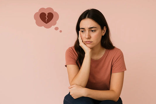 Mujer triste por que su deseo sexual ha bajado