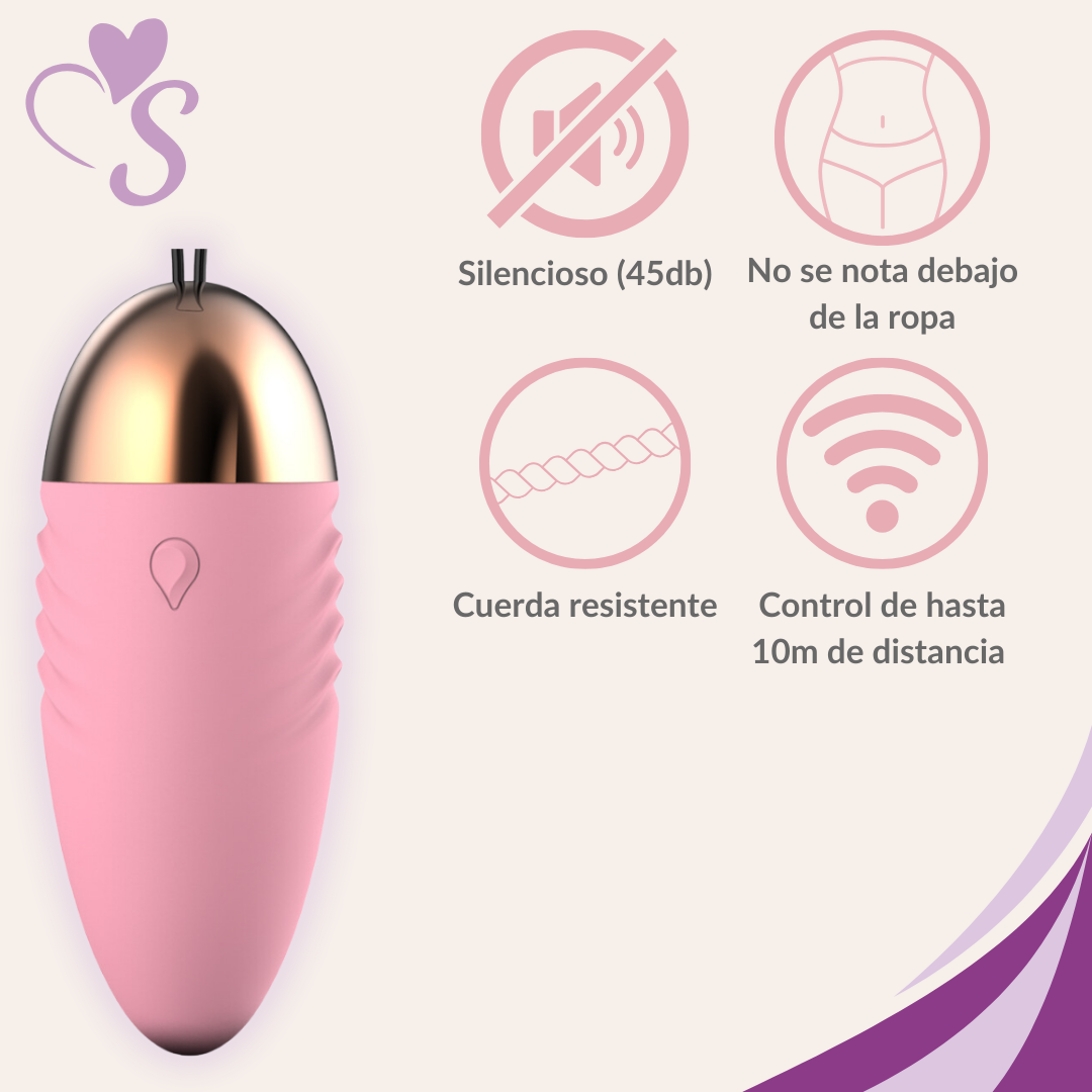 Vibrador tipo Bullet Huevito propiedades