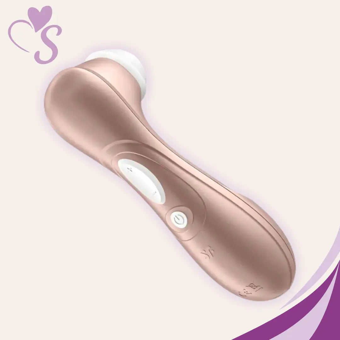 Satisfyer Pro 2 color oro rosado vista trasera completa