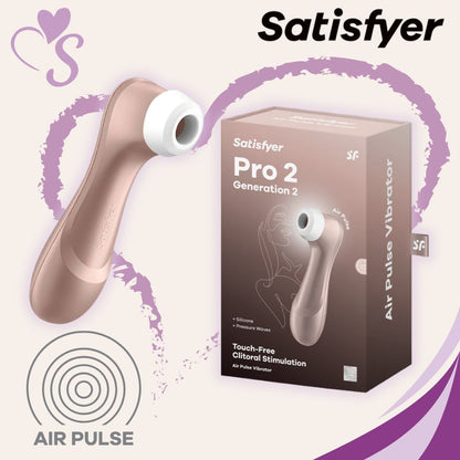 Satisfyer Pro 2 Caja nueva color cafe