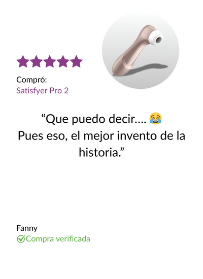 Testimonio positivo Satisfyer Pro 2