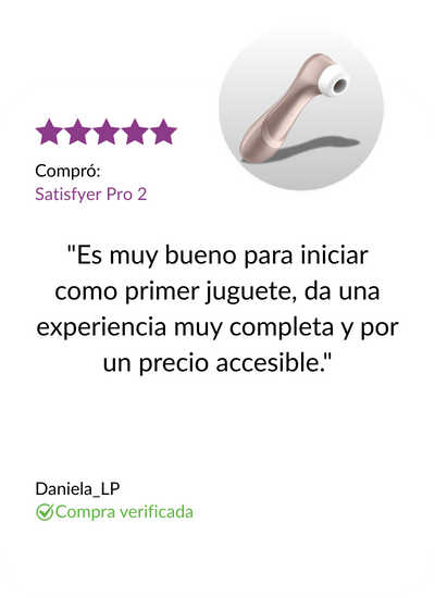 Testimonio positivo Satisfyer Pro 2